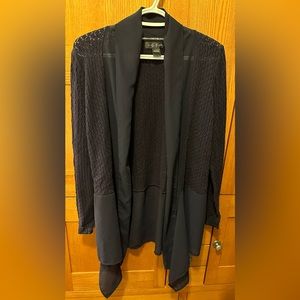 August Silk Flowy Cotton blend cardigan sweater